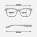 X Frame Blue Light Glasses for Men & Women - Elgatech Acetate Screen Glasses | BlueBlock Technology - Buy Online on GoSupps.com