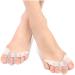 khalery Bunion Corrector & Gel Toe Separator with Forefoot Pads - Hallux Valgus Relief & Foot Pain Relief - Silicone Toe Spacer for Athletes Dancers Yoga