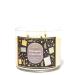 Bath & Body Works White Barn 3-Wick Candle w/Essential Oils - 14.5 oz - 2021 Christmas Scents! (Mahogany Teakwood)