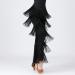 Women's Latin Dance Pants | Professional Black Fringe Practice Pants - Buy Online on GoSupps.com