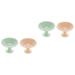 FRCOLOR Set of 4 Makeup Brush Exfoliating Pad Makeup Tools Makeup Applicator Made of Silicone Beauty Cleaning Mat Portable Makeup Washer Makeup Accessories Platinum Silica Gel Makeup Brush