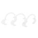 Hagsnec 4pcs Autoclavable Teeth Whitening & Cheek Retractor Dentist Mouth Opener Repeat Use M