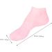 Ipetboom 1 Pair Sock Moisturizing Gel Booties Titanium Ear Pick Beauty Care Silicone Gel Skin Protect Soles Essential Oil Tableware Sucker Miss Moisture Cream Pink Natural Sebs 35X7X1cm - Buy Online on GoSupps.com
