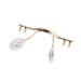 5 pieces glasses-nasal cushion holder stainless steel glass-nose cushion holder glasses accessories suitable for the glasses repair (color: gold)
