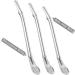 Drinking Filter Straws Stirrer Food-Grade 18/8 Stainless Steel - Set of 3 with 3 Cleaning Brushes - 6.1" Long - Buy Online on GoSupps.com