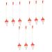 Healeved 9 Pcs Nasal Aspirator Nose Aspirator for Babies Baby Nose Suction Cup Plates for Babies Electric Nasal Aspirator Electric Nose Sucker Suction Nose Cleaner Nasal Aspirators Tool 26X3.5X3.5CMx3pcs