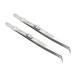 Angoily 2-part set tweezers steel scraper sharper increase of toilet seats multifunctional pointed diamond sets jewelry kits soil compensation tools main set elbow suite