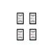 Red Cherry Eyelashes - #WSP Wispy Multipack (4 pairs) - Professional human hair eyelashes 4 pairs of eyelashes for the natural look