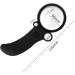Magnifying Glass 90mm Large-Area Handheld with 5 LED Lights 2.5X 4.5X 25X 55X Magnification Perfect Low Vision Aids Ultra-Light Portable Scanning and Reading Tools for The Elderly - Buy Online on GoSupps.com