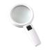Glass Glass - High Magnification Handheld Magnifier with LED Lights HD Children Primary School Elderly Viewer Portable Glass - Multiple: 30 Times Magnifier Magn Made in China