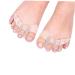 Gel Toe Separator and Foot Stretchers - Toe Spacers for Shoes Toe Stretching Tools Toe Alignment Devices - Easy to Wear for Men and Women