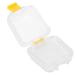 Ververt Touch denture case denture box dentist sin false teeth storage container with foil professional tooth storage case