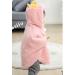 ITODA Toddler Winter Fleece Hooded Cape Coat - Pink (0-3 Years) - Buy Online on GoSupps.com