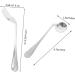 Buy 1 Set Ergonomic Elbow Fork & Spoon - Self Feeding Cutlery for Adults & Kids - Adaptive Stainless Steel Utensils - Buy Online on GoSupps.com