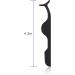 Black Stainless Steel Eyelash Curler & Extension Applicator Set - Beauty Tool for Perfect Eyelashes - Buy Online on GoSupps.com