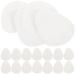 LALAFINA 25 Pairs Forefoot Half Size pad Foot Arch Support Triangle Flats Pads Shoes Foot Pads Ball Cushion for Shoes Orthotic Sandal pad Cashmere Wool Summer Girl White Women's Insole