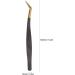 Luxury Gold Stainless Steel Eyelash Extension Tweezers - Precision Volume Tweezers for False Lashes - Buy Online on GoSupps.com