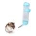 WishLotus Hamster Dispenser Bottle No Drip Plastic Hanging Water Bottle Automatic Water Bottle Dispenser Cage Bowl with 2 Rolling Balls for Rabbit Guinea Pig Rat Gerbil Chinchilla (125ml Blue) 125ml Blue