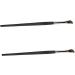 Healeved 4 Pcs Eyebrow Brush Eye Cosmetics Brush Portable Eyeliner Brush Flat Tapered Brush Artificial Fiber - Buy Online on GoSupps.com