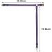 Adjustable Dog Seat Belt with Elastic Cushioning & Reflective Headrests - Universal Fit for All Breeds - Violet - Buy Online on GoSupps.com