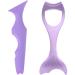 FOMIYES 2pcs Lash Mascara Lash Tool Lipstick Makeup Tool Eyeliner Make up Aids Auxiliary Eye Shadow Usb Miss Purple