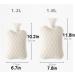 Tianyia Large Classic Hot Water Bottle | 1800ml Flannel Warming Bag & Cold Pack | Perfect Gift | International Shipping - Buy Online on GoSupps.com