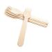 EnvoWise | Disposable Wooden Forks 100pcs/320pcs/1000pcs Pack 6.3" Length | All Natural Eco-Friendly Birchwood Utensils Biodegradable Compostable Wood Cutlery (100 Forks)