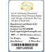Ghasitaram Gifts Rakhi for Brother Rakhis Online - Set of 2 Glittering Thread and Multicolour Stone Premium Rakhis with 100 GMS of Dryfruits Mix Can 200 GMS of Kaju katli - Buy Online on GoSupps.com