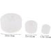 NUOBESTY 9 Pcs Silicone Molds Silicone Stencils Easy to Clean Mousse Cake Decorating Tool Dessert Chocolate Fondant Mold Molds for Resin Candle DIY Mold Chocolate Mold Juicy Decorate White Whitex3pcs Mx3pcs - Buy Online on GoSupps.com