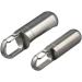 2Pcs Stainless Steel Mini Pill Case - Portable Waterproof Storage Box for Capsules | Ideal Travel Organizer - Buy Online on GoSupps.com
