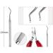 Grendly Professional Toenail Pedicure Set Pedicure Set Foot File for Removing Hard Cracked Foot Red - Buy Online on GoSupps.com