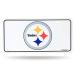 Rico Industries NFL Fan Shop Metal License Plate Tag Pittsburgh Steelers 6 x 11.5-" Team Color