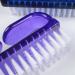 Nail Cleaning Brush - Handle Grip Nail Brush Nail Hand Fingernail Scrubbing Cleaning Brush for Toes Nails Cleaner Pedicure Brushes - Purple - Buy Online on GoSupps.com