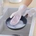 XMYINGWEI Silicone Dish Washing Gloves - Rubber Peeling Kitchen Cleaning Tools for Home Use - Buy Online on GoSupps.com