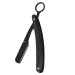Minkissy BartSalon haircut tools foldable hairdresser razor for men razor from stainless steel manual bare razor handwears rustproof steel wood razor