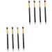 DOITOOL 8 Pcs Eyeshadow Synthetic Eye Make- up Brush Kit Eye Make-up Brush Kit Makeup Brush Small Hairbrush mediumx2pcs Black+goldx2pcs - Buy Online on GoSupps.com