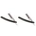 Frcolor 2 pieces 66 razor blade ladies razor per shave razor razor set Shavers razor for men nail stalls straight razor razor made of steel old fashioned scraper