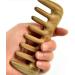 GRARRO Wide Tooth Hair Comb - Natural Wood Comb for Curly Hair - No Static Sandalwood Hair Pick Wooden Comb for Detangling - Buy Online on GoSupps.com
