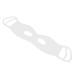 Qukaim Silica Gel Eye Patch Silicone Hanging Ear Eye Pad Washable Double Sided Eye Patch with Eye Holes White
