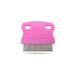 1 Piece Hair Nit Comb Remove Head Nits Stainless Steel Teeth Nit Combs For Kids Adults And Pets (Pink)