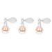 COHEALI Glitter Spray 3 Pcs Spray Glitter Hair Perfume Hair Decor Powder Spray Bottle Women Makeup Tool Face Powder Bottle Malt Colorx3pcs 7x5.5cmx3pcs
