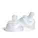 Herobility Double Anti -Colic Silicone Nipples Baby Bottle Teats Breast Like Shaped Nipples - Fits Herobility's Baby Bottles & Eco Baby Bottles |Pack of 2 (Large Size)