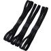 Shappy 3 Pieces Double-straps Sport Headbands Elastic Hairband Non-slip Sweatband for Women or Men  Black