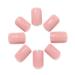 Brishow Short Artificial Press On Nails - Ballerina Acrylic False Nails in Pink - 24 Pieces for Women & Girls - Buy Online on GoSupps.com