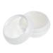 Healeved Box Powder Box Empty Powder Loose Powder Containers Fluffy Puff Powder Case Sifter Plastic Pp White