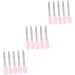 Magiclulu 15 pc wax knives apply facial cream patula mini cosmetic spatula silicone spatula make-up spatula make-up accessories silicone scraps beauty wax silicone brush rosax3stk 19x3.5cmx3pcs