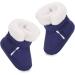 LACOFIA Baby Winter Shoes | Anti-slip Soft Sole Booties for Infant Girls Boys | 12-18 Months | Navy Blue - Buy Online on GoSupps.com