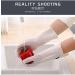 Gloves Transparent White Household Washing Dishes and Clothes Waterproof Plastic Household Cleaning Non Slip Durable high Temperature Resistant Thin Gloves TransparentwhiteFlamingo - Buy Online on GoSupps.com