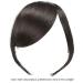 100% Real Hair Thick Side Pony Clip-In Extensions | Natural Black Straight Fringes - Buy Online on GoSupps.com
