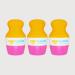 Triple Pink Solar buddies Refillable Roll on Sponge Applicator for Kids Adults Families Travel Size Holds 100ml Travel Friendly for Sunscreen Suncream and Lotions (Pink Pink Pink)